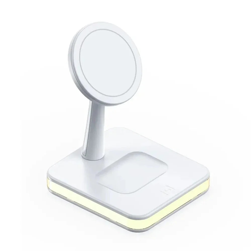 30W 4-in-1 Magnetic Wireless Charger Lamp for iPhone, Apple Watch, AirPods