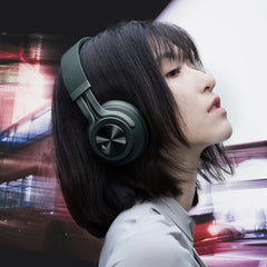 Active Noise Cancelling Wireless Headset Deep Bass Hifi Sound ANC bluetooth Headsets Headphones With Mic for Phone PC