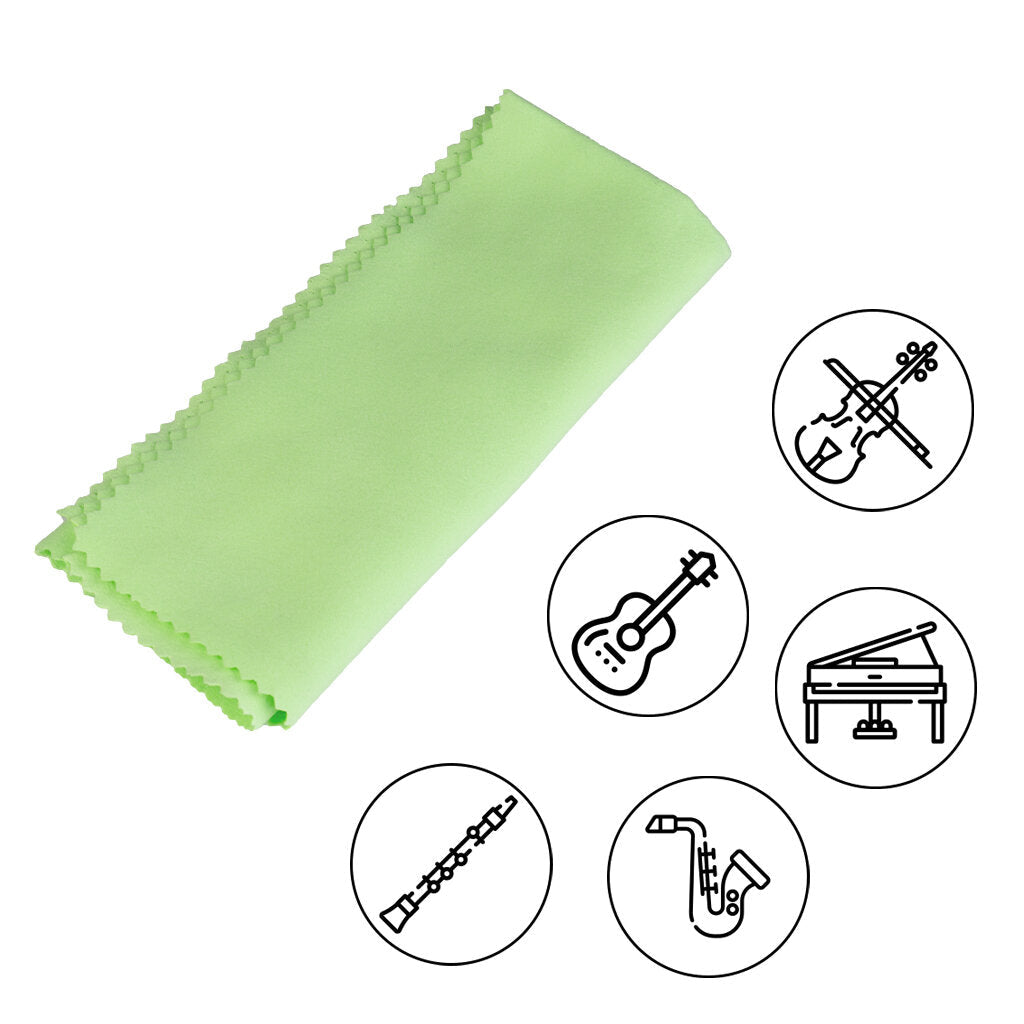 Cloth Musical Instrument Clean Cloth Microfiber Material For Violin Fiddle Guitar Bass Use Durable & Clean