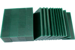1pc Jewelry Carving Wax Block Dark Green Hard Sliced Casting For Student Artisans Engraving