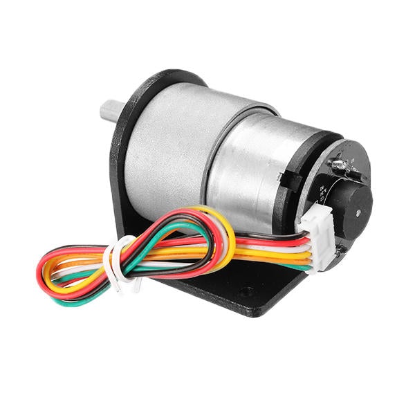 12V 320rpm/12V 107rpm/6V 160rpm DC Gear Motor Encoder Motor with Mounting Bracket and Wheel