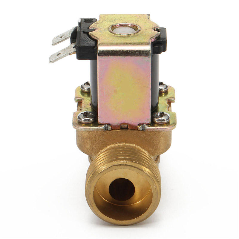 3/4 Inch Electric Solenoid Valve 12V DC VDC Slim Brass NPSM Gas Water Air N/C