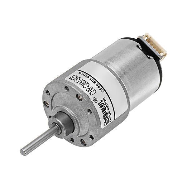 DC 12V 200rpm Encoder Motor Hall Encoder Motor AB Two Phases for Robot