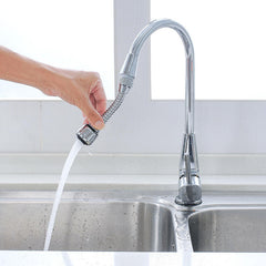 Extended Faucet Splash Water Saving Kitchen Shower Spray Extender Filter