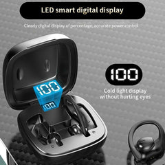 bluetooth 5.0 TWS Earphone LED Display Low Latency 8D Stereo Gaming Noise Cancelling Headset With Mic