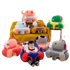 Cartoon Animal Baby Sofa Chair Children Seat Learning Soft Sofa Cushion For Baby Home & Car