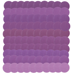 100pcs 4 Inch 100mm 80-3000 Grit Purple Sanding Disc Waterproof Hook Loop Sandpaper for Metal Wood Car Furniture Polishing