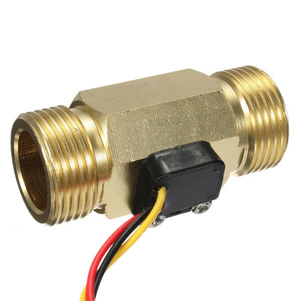 DN20 G3/4 Copper Water Flow Sensor Pulse Output 1.75Mpa 2~45L/min Flowmeter