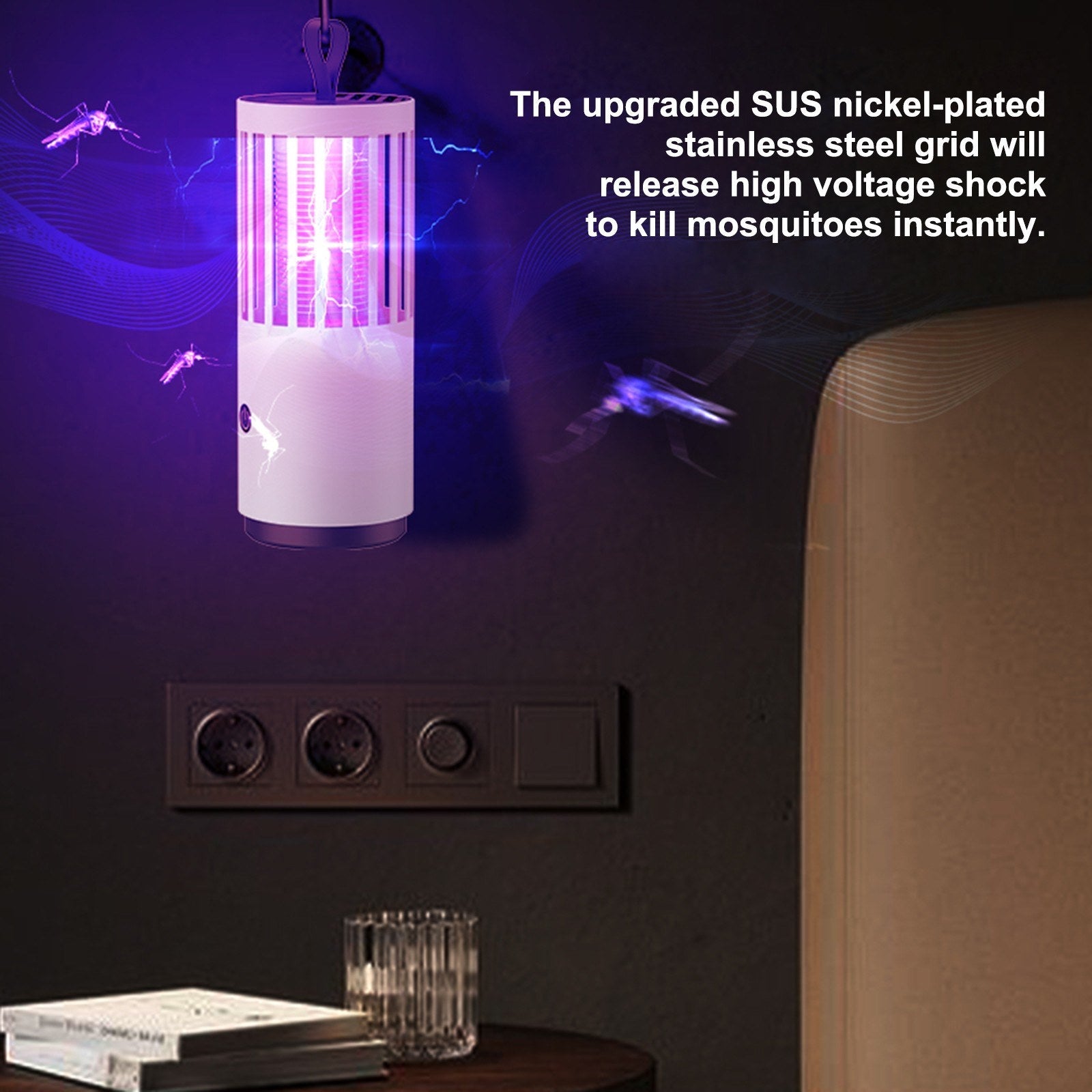 USB Powered Electric Mosquito Killer Lamp - Household Zapper