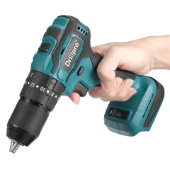 10mm/13mm Cordless Brushless Impact Drill Driver Rechargable Electric Screwdriver Driver Fit Makita