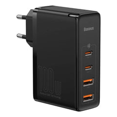 GaN2 100W 4-Port USB PD Charger Fast Charging Adapter for iPhone, Hui, Samsung