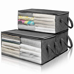 Portable Easy to Carry Quilt Storage Bag Flat Foldable Space-saving Storage Bag