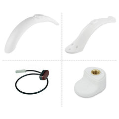 Scooter Wheel Fender Set For M365/Pro Electric Scooter Front Rear Fender Rear Fender Fastener Tail Light