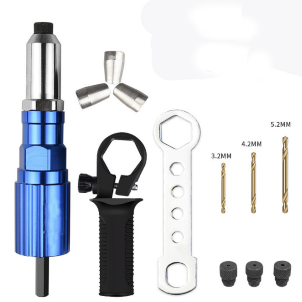 Upgrade Electric Rivet Nut Attachment Cordless Riveting Drill Adapter Riveting Tool
