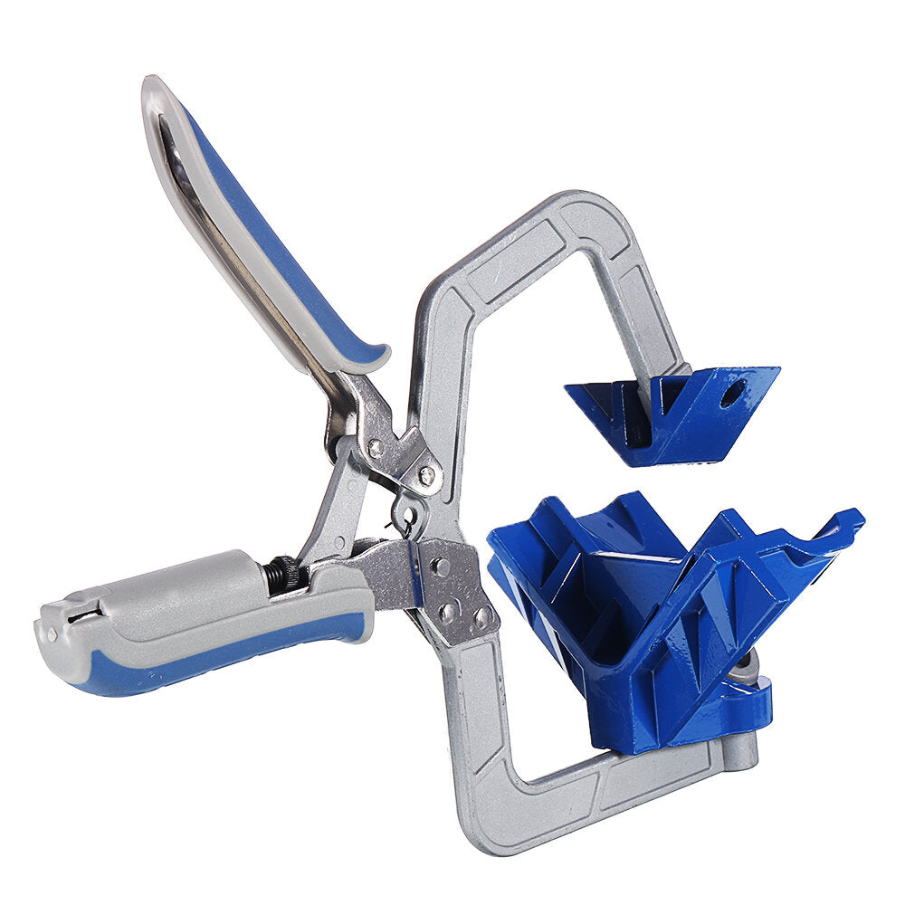 90-degree Quick-Adjust Corner Clamp for Woodworking - Right Angle Face Frame Clamp