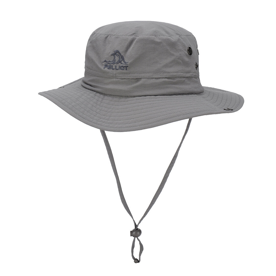 Bucket Hat Man and Woman Outdoor Sweat Absorption Breathable Adjustable Sunshade Hat Camping Hiking Fishing Bucket Hat