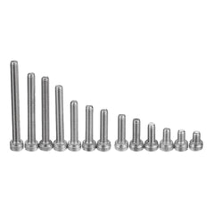 280Pcs M3 304 Stainless Steel Hex Socket Cap Head Screw Bolts Assortment Set