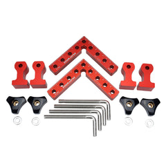 6PCS Right Angle Clamps - 90 Degree Woodworking Square Tool for Precision Splicing