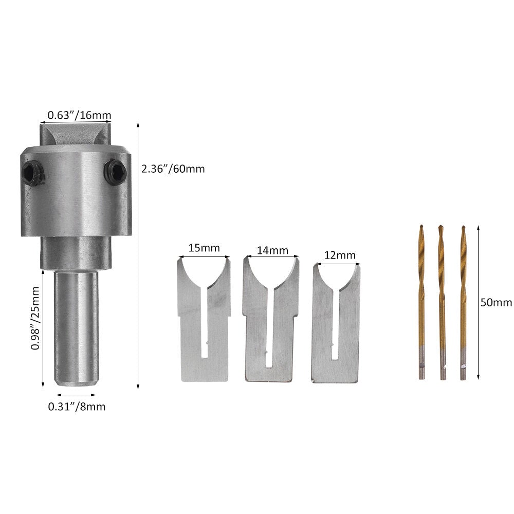 Beads Ball Router Bit Wooden Beads Maker Drill Bit Milling Cutter Tools