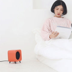 700W Fan Heater Portable Electric Winter Warmer Fan Desk Camping Home Two Mode Heating Device