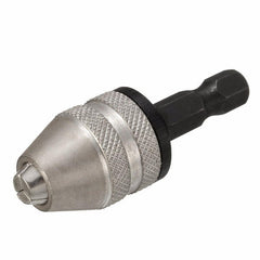 1/4 Inch Hex Shank Keyless Drill Chuck Quick Change Adapter Converter 0.3-3mm