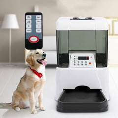 10.65L Autoxic Pet Smart Feeder With Voice Record Pets food Bowl For Big Medium Dog Cat LCD Screen Dispensers