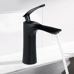 Copper Matte Black Bathroom Basin Faucet Kitchen Sink Cold/Hot Mixer Tap Single Handle
