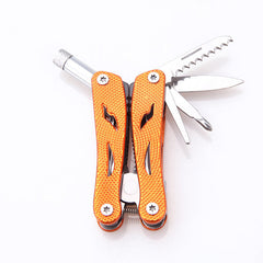 6 in 1 EDC Multitools Survival Tool Kit Portable Plier Flashlight Folding Hand Knife For Outdoor Survival Camping