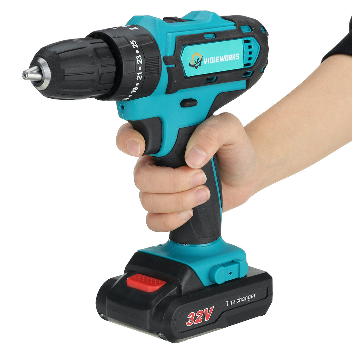 2 Speed Power Drills 6000maAh Cordless Drill 3 IN 1 Electric Screwdriver Hammer Drill