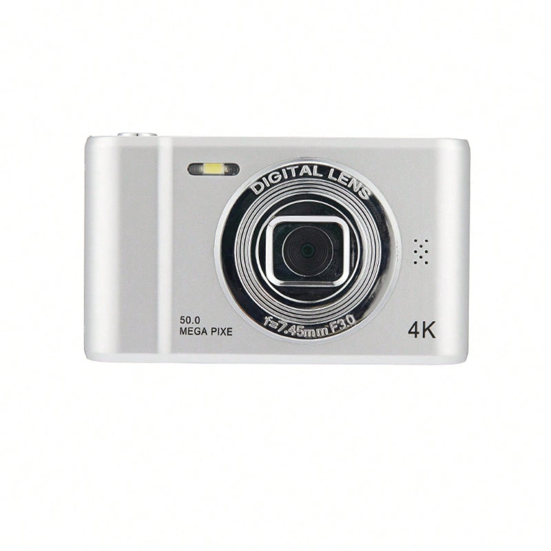 Vintage HD Digital Camera, Portable Travel & Home Use, Mini Dual Front & Rear Selfie Camera