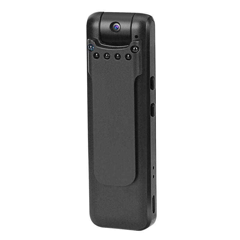 Camcorder HD 1080P Mini Voice Recorder Video Camera DV with Clip Support Memory Card for Recording Conference Home Security