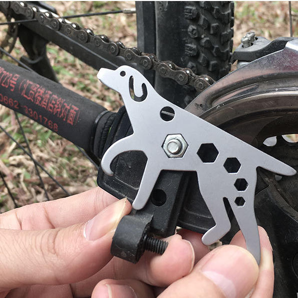 6 in 1 Multi EDC Repair Tool Outdoor Bike Survival Card Multi-function Card Tool