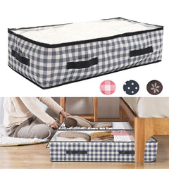 2PCS Bed Storage Bag Foldable 600D Oxford Cloth Large Capacity Waterproof Seam Resistant Clothes Storage Bag