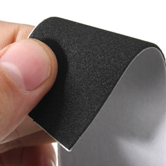 12Pcs 110mm x 35mm Black Wooden Fingerboard Skateboard Foam Grip Tape Stickers