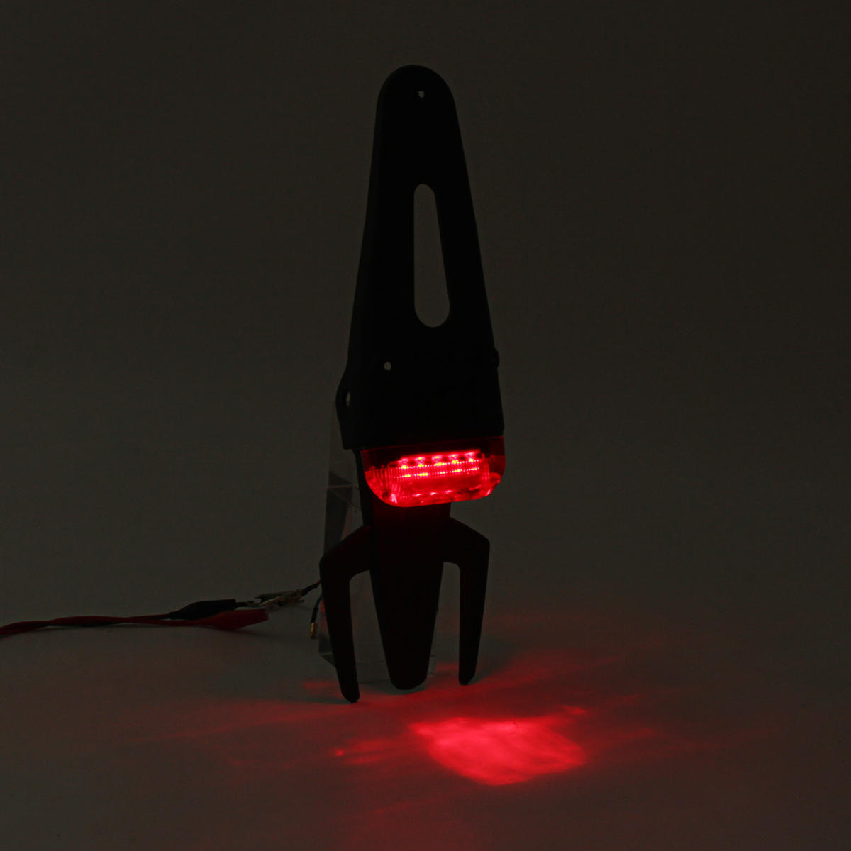 12V Rear Fender LED Brake Tail Light Dirt Bike Motocross Motorcycle Taillight Lamp