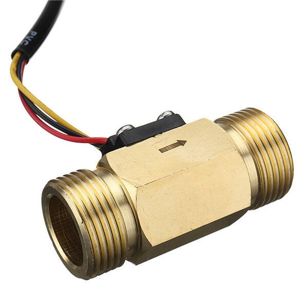 DN20 G3/4 Copper Water Flow Sensor Pulse Output 1.75Mpa 2~45L/min Flowmeter