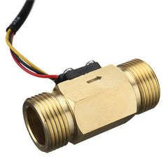 DN20 G3/4 Copper Water Flow Sensor Pulse Output 1.75Mpa 2~45L/min Flowmeter