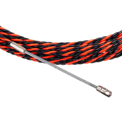 20m Electric Spiral Cable Push Puller Conduit Snake Cable Rodder Fish Tape Wire Guide with Cable Tensioner