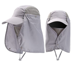 Outdoor Fishing Hat Windproof Sunshade Cap Ear Neck Cover UV Protection Fishing Flap Caps Fishermen Hat