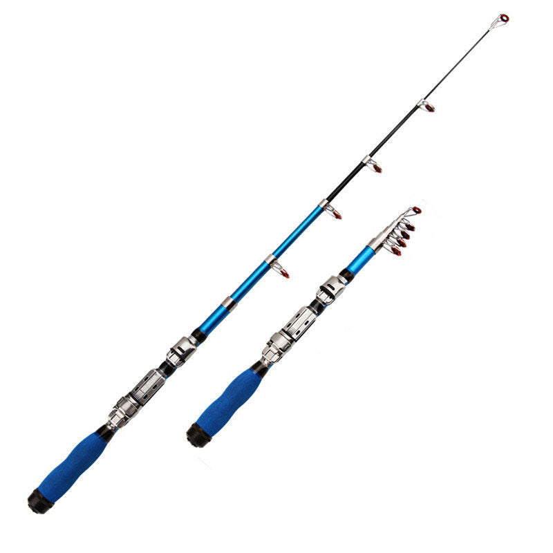 1pc 120-230mm Mini Fishing Rod Bass Hard Bait Portable Retractable Casting Spinning Rod Telescopic Fishing Tackle Tools