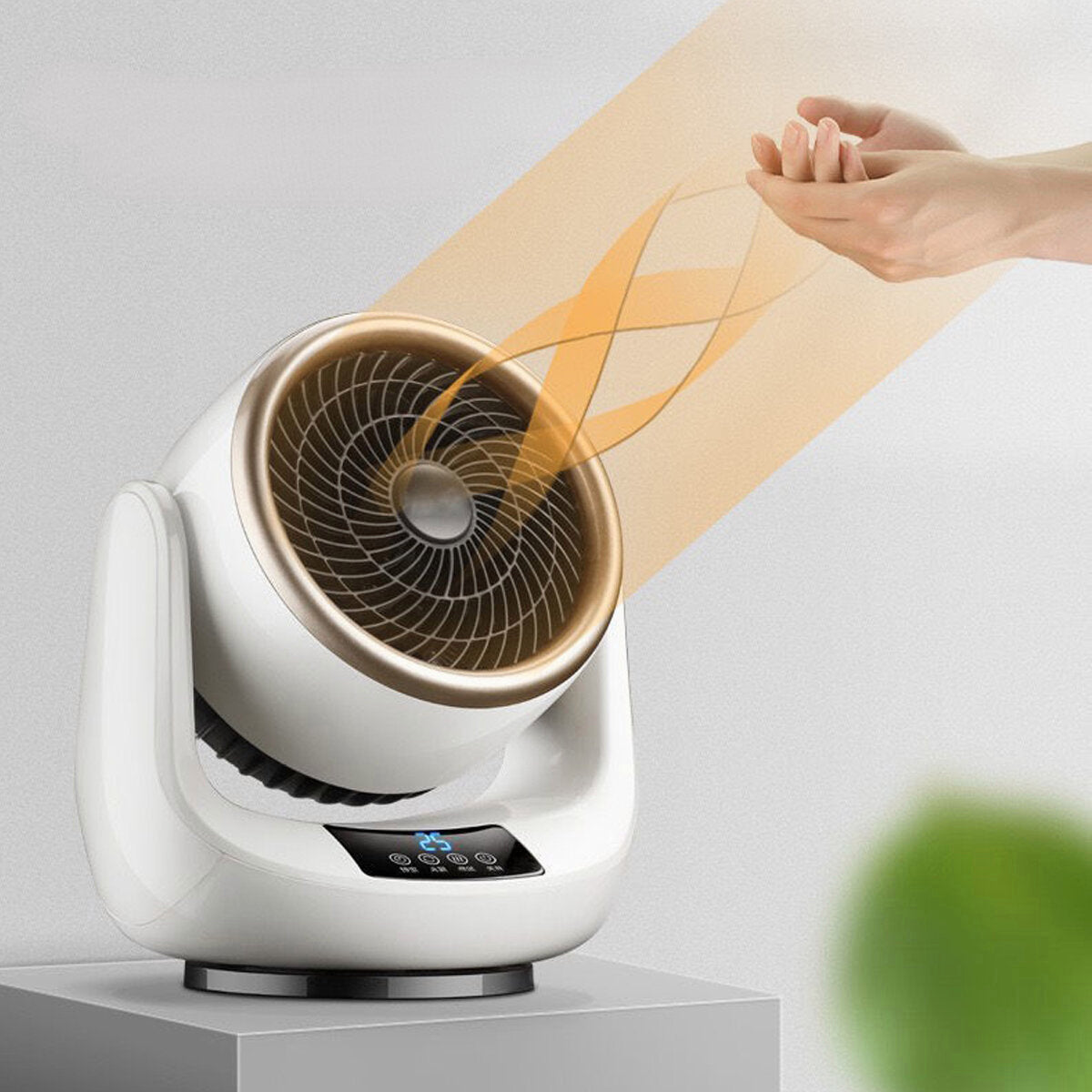 1500W Portable Electric Heater, 3-Mode Hot & Cold Fan for Home, Office, Dorm