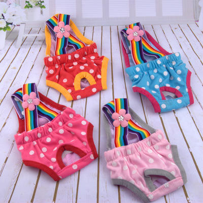 Pet Dog Cat Physiological Shorts Doggy Kitten Underwear Pants Diapers Pet Pants Physiological Pants