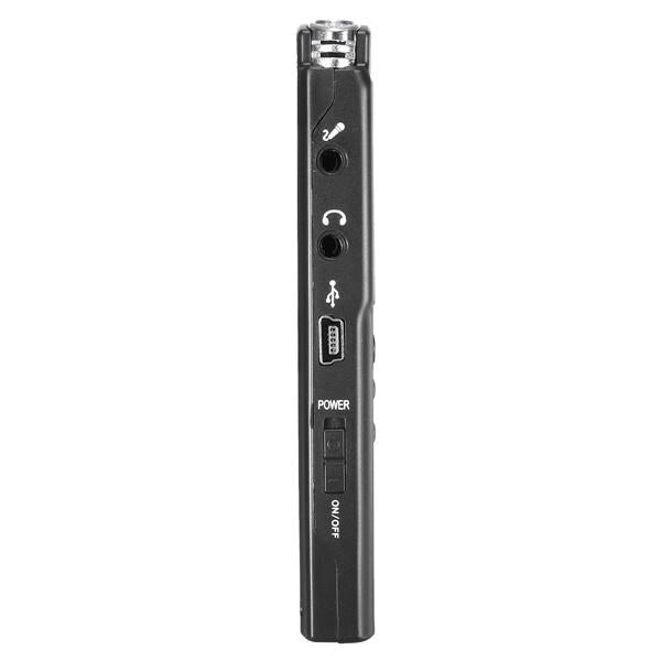 8GB Portable Rechargeable LCD Digital Audio Voice Recorder Dictaphone With MP3 Play