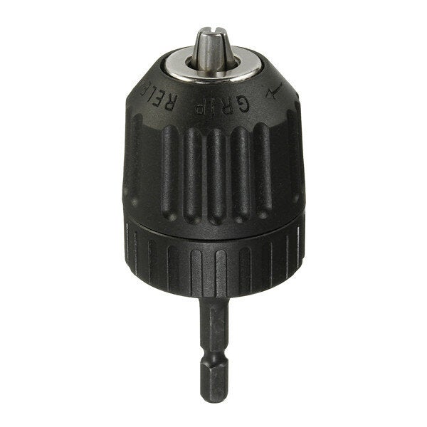 0.8-10mm 3/8 Inch 24UNF Keyless Drill Chuck Converter 1/4 Inch Hex Shank Keyless Chuck Driver