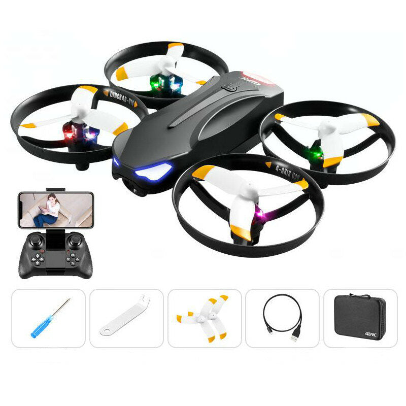 WiFi FPV with 6K HD 50x ZOOM Dual Camera 20mins Flight Time Altitude Hold Mode LED Colorful RC Drone Quadcopter RTF