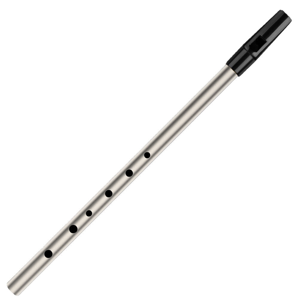 Tin Whistle Penny Whistle High C Key Brass Whistle Six-holed Woodwind Instrument For Beginner Whistler