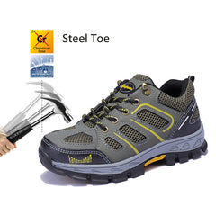 Safety Shoes Steel Toe Work Shoes Non-Slip Hiking Shoes Men's Fashion Sneakers