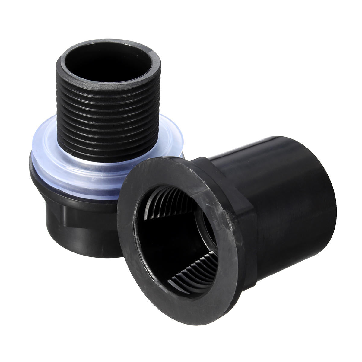 Aquarium PVC Connector Plastic PVC Pipe Butt Fish Tank Straight Up Pipe Fitting Joint Connection