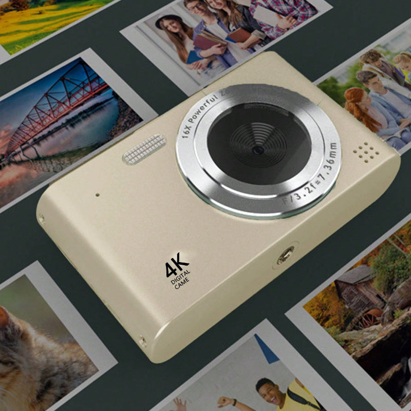 Vintage Entry-Level HD Digital Camera - Portable, Affordable Point-And-Shoot for Travel