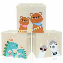 Oxford Cloth Cartoon Animal Toy Storage Bag Waterproof Environmental Anti-mold Storage Box